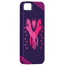 Horses and Hearts iPhone 5 Cases