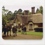 Horses and riders on Kenmore estate, Ireland Mouse Pad