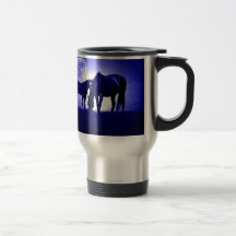 Horses & Blue Night Mug