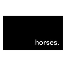 Horses Business Card
