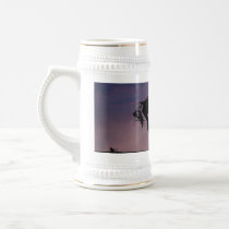 Horses Dance silhouette at sunset Mug