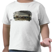 Horses Drawing Carts up a Hill, 1856 t-shirts