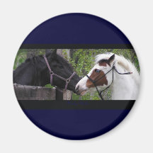 Horses Fridge Magnet
