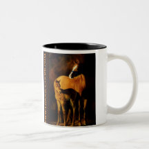 Horses in Chiaroscuro Coffee Mugs