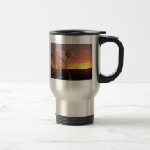 Horses in Sunrise Mug