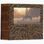 Horses in the Morning Fog-2" Vinyl Binder