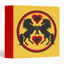 HORSES LOVE DANCE 1.5" Ring Binder