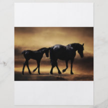 Horses mom and I Custom Flyer