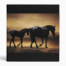 Horses mom and I Vinyl Binder