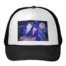 Horses & Night Mesh Hat