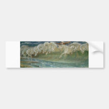 *Horses of Neptune* by Walter Crane Bumper Stickers