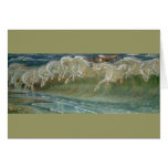 *Horses of Neptune* by Walter Crane Card