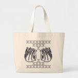 Horses on Jumbo Tote Bag