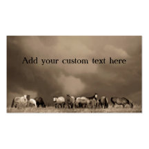 Horses on the Prairie Business Cards