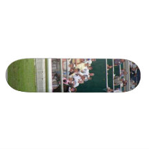 Horses Racing Tracks Skate Board Deck