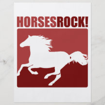 Horses Rock! #4 Flyer Design