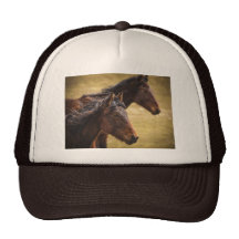 Horses Side By Side Hats