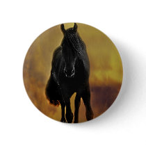 Horses silhouette buttons