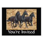 Horses Wild Invitation