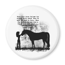 Horses- You Are Loved Refrigerator Magnets