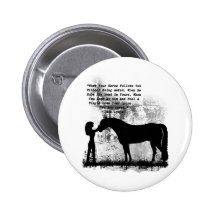 Horses- You Are Loved Pinback Button
