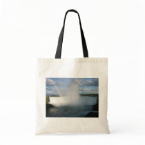 Horseshoe Falls And Rainbow From The Canadian Side Canvas Bag