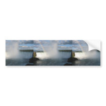 Horseshoe Falls And Rainbow From The Canadian Side Bumper Sticker