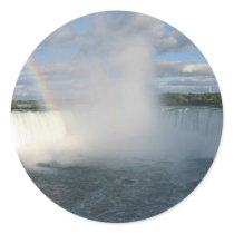 Horseshoe Falls And Rainbow From The Canadian Side Sticker