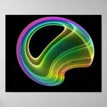 Horseshoe Fractal Poster