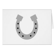 horseshoe grußkarten