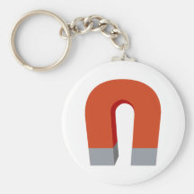 Horseshoe Magnet Keychain