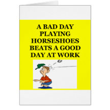 horseshoes cards