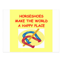 horseshoes post cards