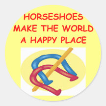 horseshoes sticker