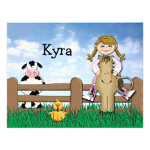 Horsing Around Thank You Card Custom Invite