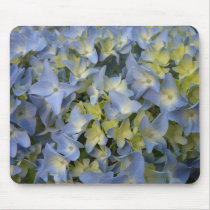 hortensia bleu tapis de souris