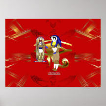 Horus Cartouche Magic Poster