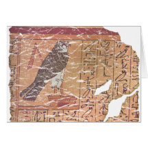 Horus parle à Osiris Cartes De Vœux