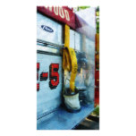 Hose in Bucket on Fire Truck Picture Card