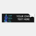 HOSE IN DIFFERENT AREA CODES BUMPER STICKER