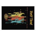 Hose Racing Party  Invitations