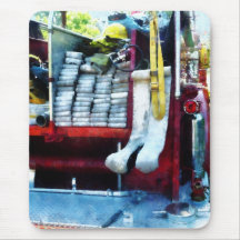 Hoses in Fire Truck Mouse Pads