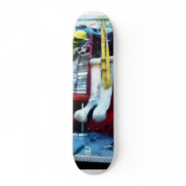 Hoses in Fire Truck Skateboard Deck