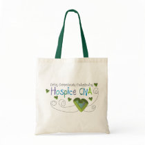 Hospice CNA Green Hearts Bags