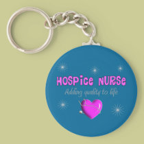 Hospice Nurse T-shirts and Gifts keychains