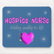 Hospice Nurse T-shirts and Gifts mousepads