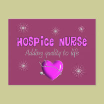 Hospice Nurse T-shirts and Gifts postcards