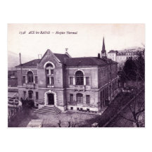 Hospice Thermal, Aix-les-Bains, France Vintage Post Cards
