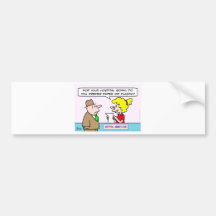 hospital gown paper plastic admissions bumper stickers