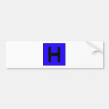 Hospital Sign Road Symbol Medical Doctor Bumper Stickers